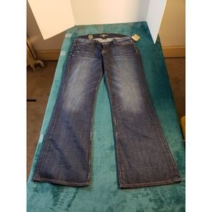 Lucky Brand Jeans Womens Blue Sz 16 Lil Maggie Bootcut Pants Ladies Cotton NWT